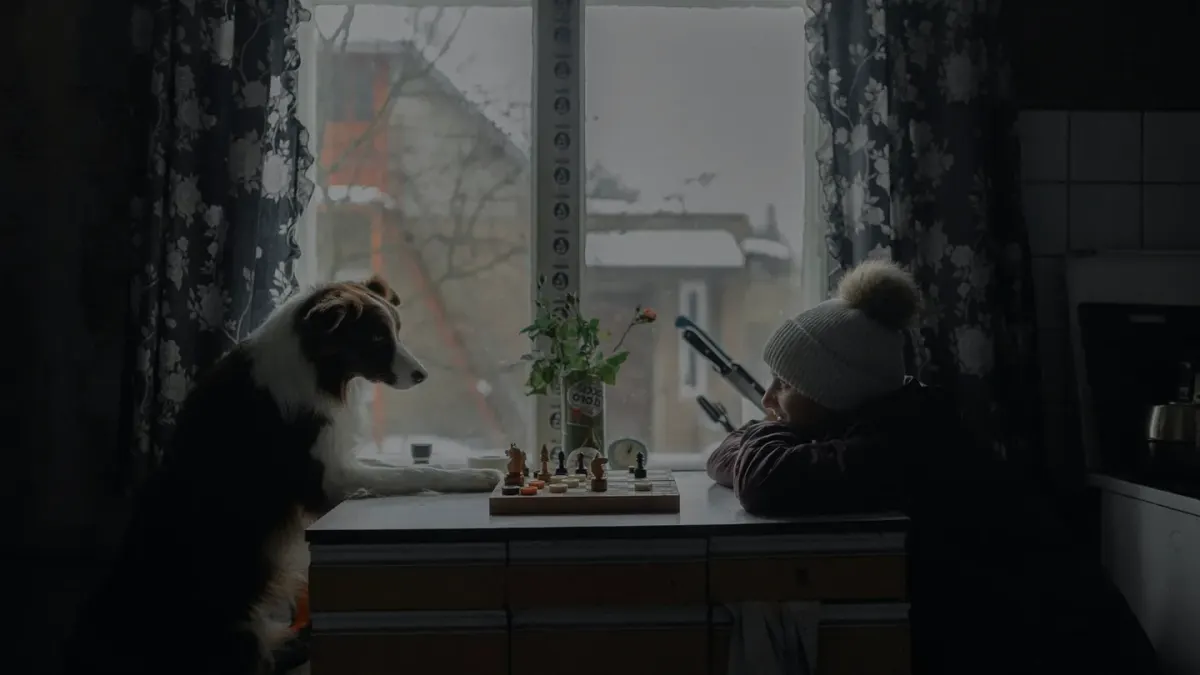 Dog resting by a window